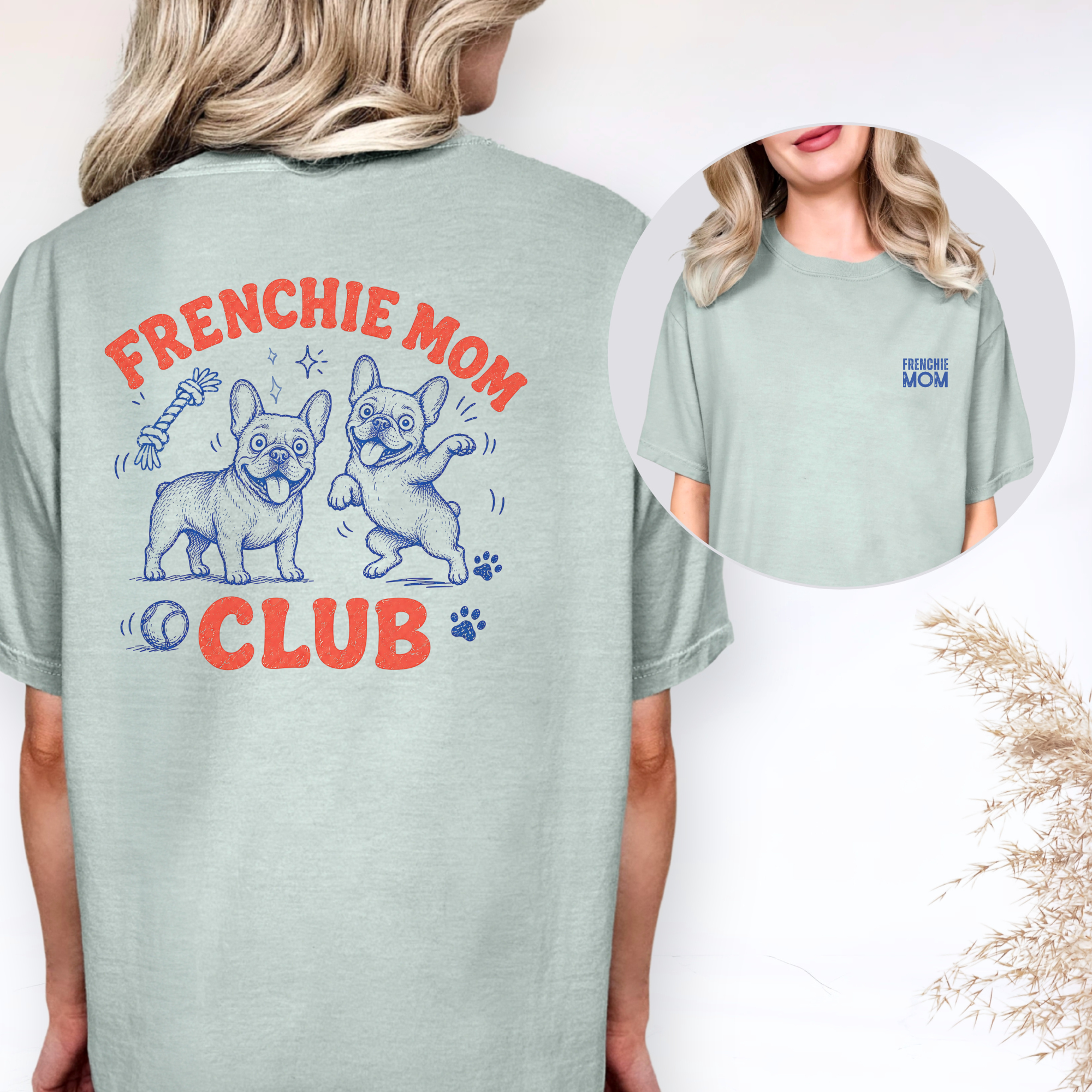 Frenchie Mom Club T-shirt