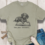 Dachshund The Plot Thickens T-shirt