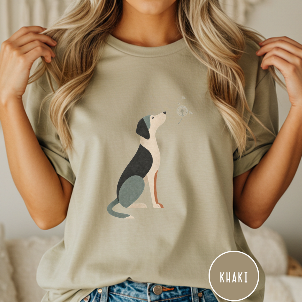 A Dog and a Dandelion T-shirt