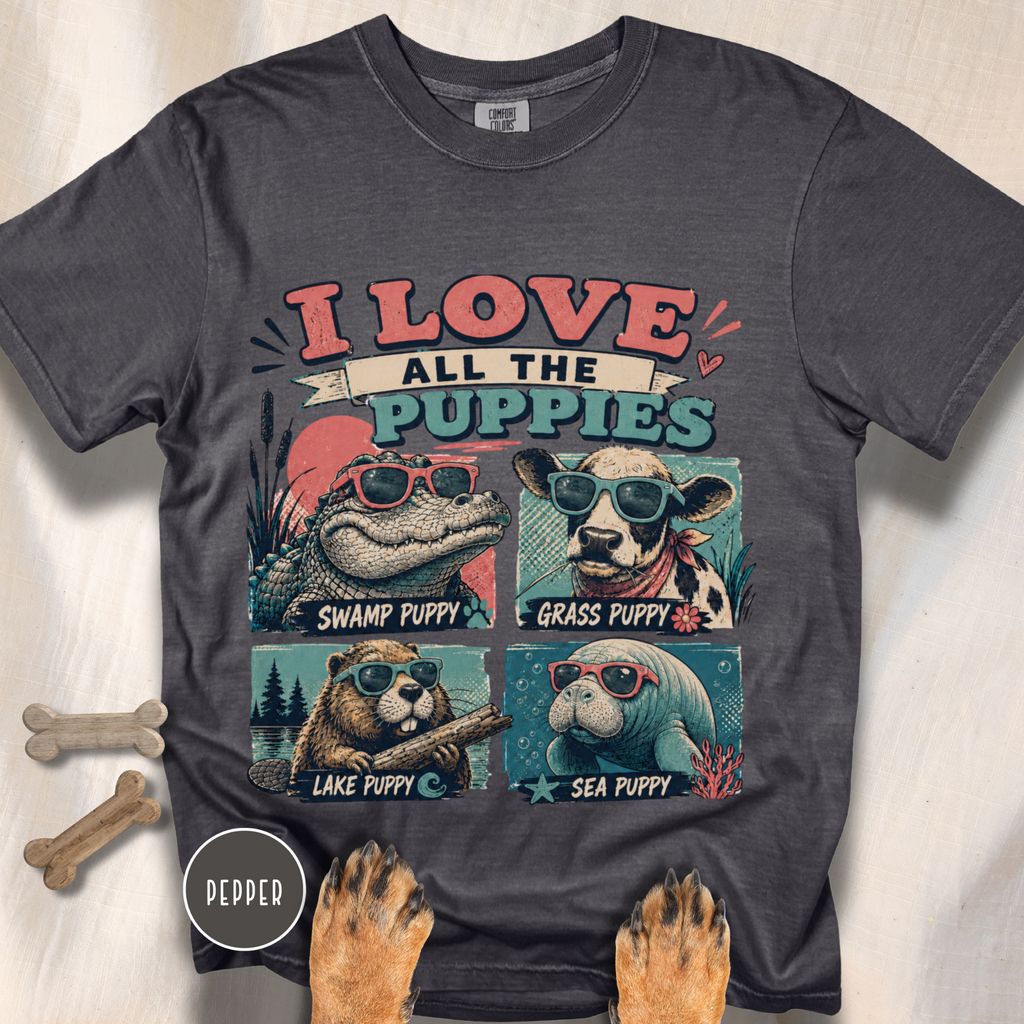 I Love All the Puppies T-shirt