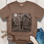 Mythic Guardian  German Shepherd Wolf Dog T-Shirt