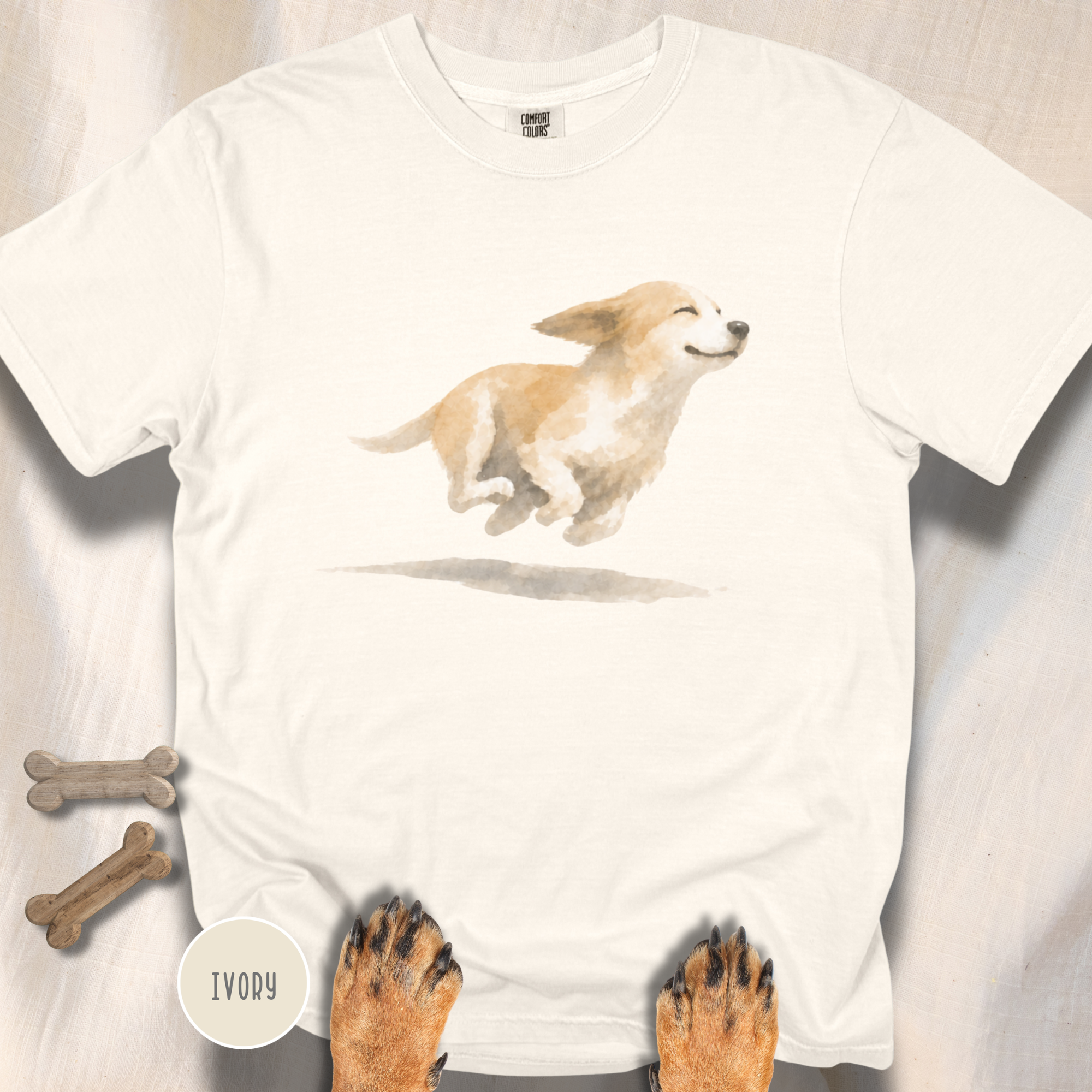 Dog Zoomies Watercolor T-Shirt