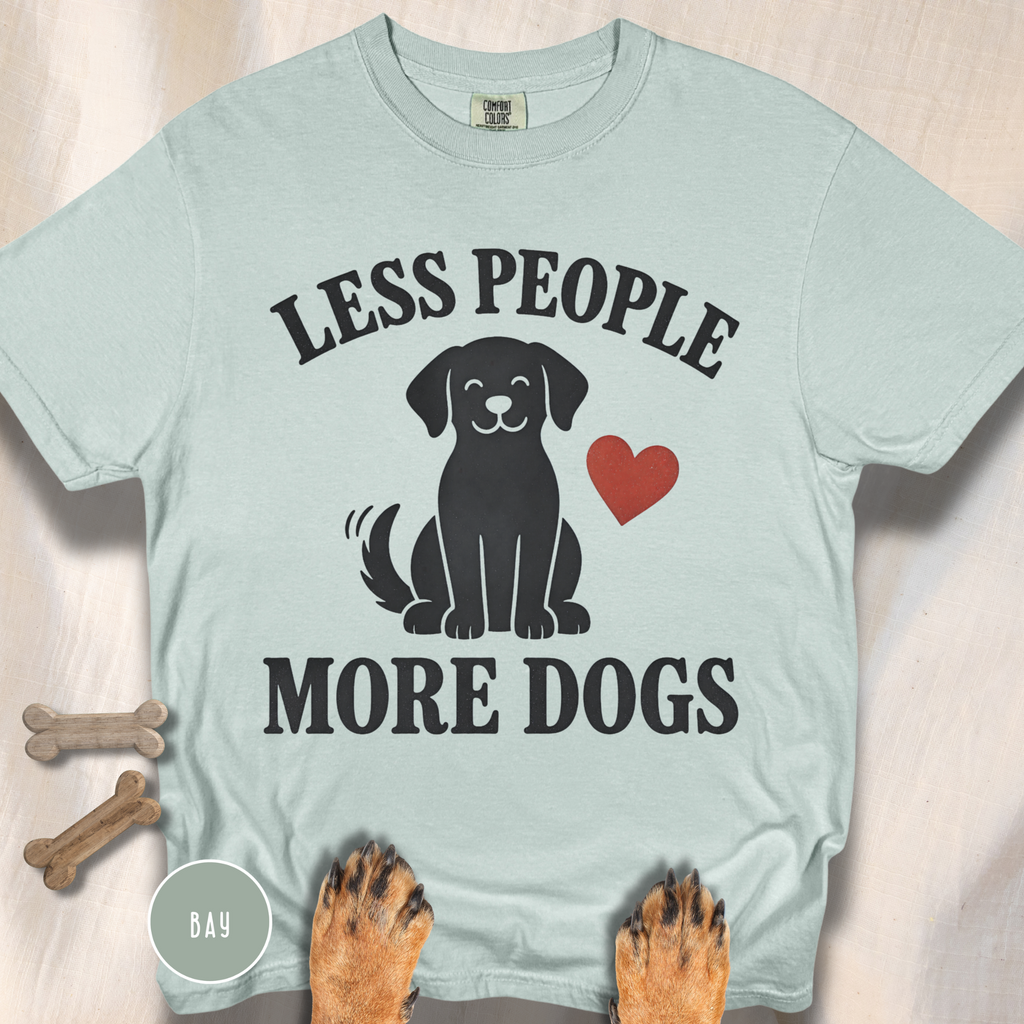 Less People More Dogs T-shirt