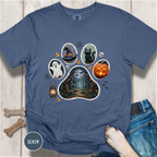 Spooky Season Dog Paw Comfort Colors T-Shirt