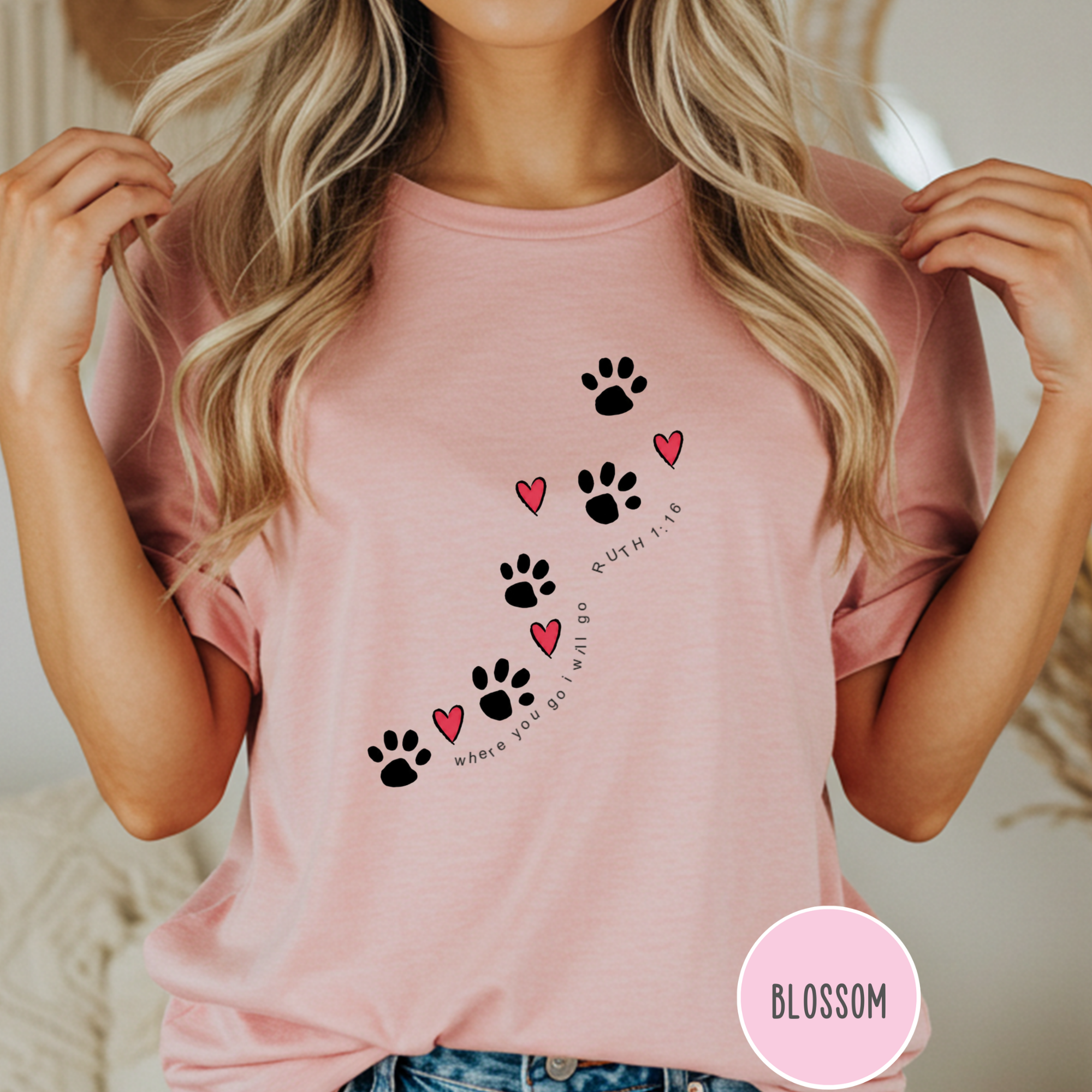 Paws and Hearts Trail T-shirt