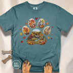 Fall in New England Dog Paw T-shirt