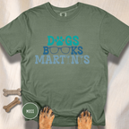 Dogs Books Martinis T-shirt