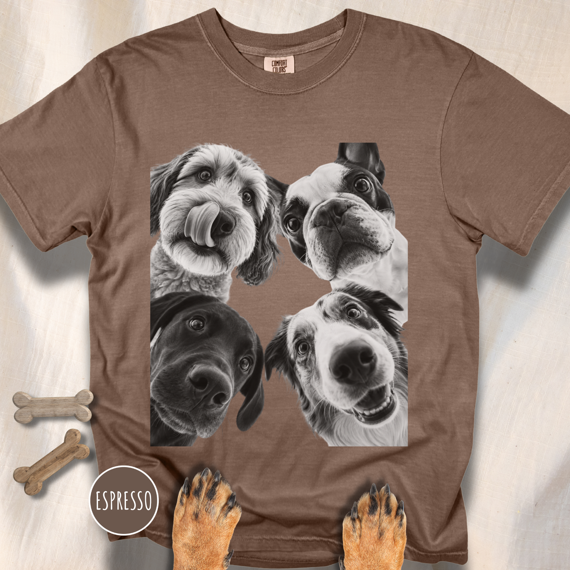 Four Dog Point of View T-shirt