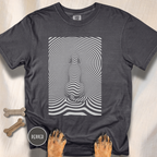 Gazing into Eternity Optical Art T-shirt