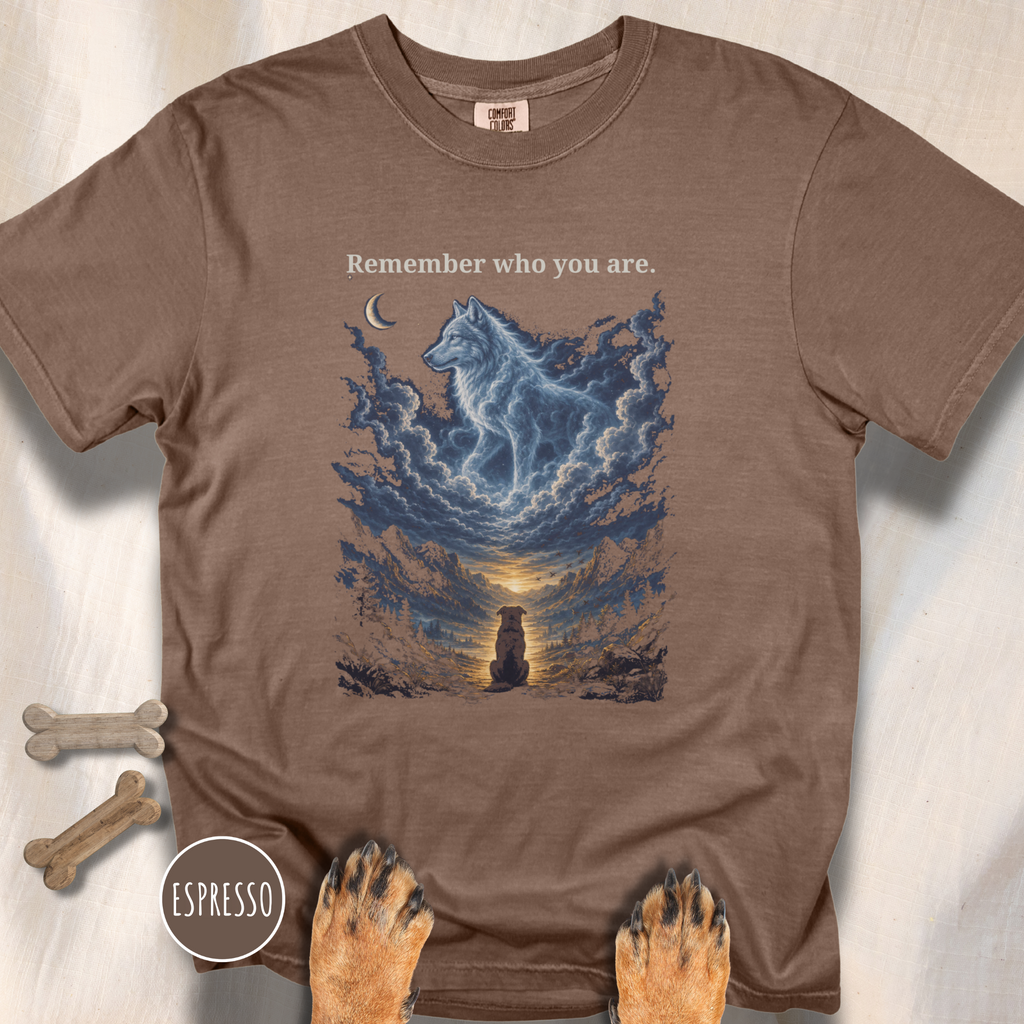 Remember Who You Are Wolf T-shirt