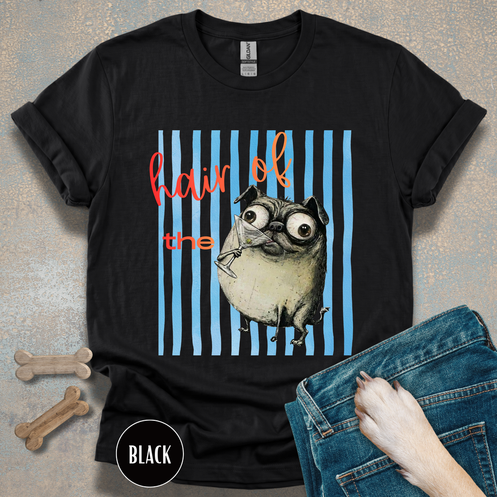 Hair of the Dog Pug Hangover T-Shirt