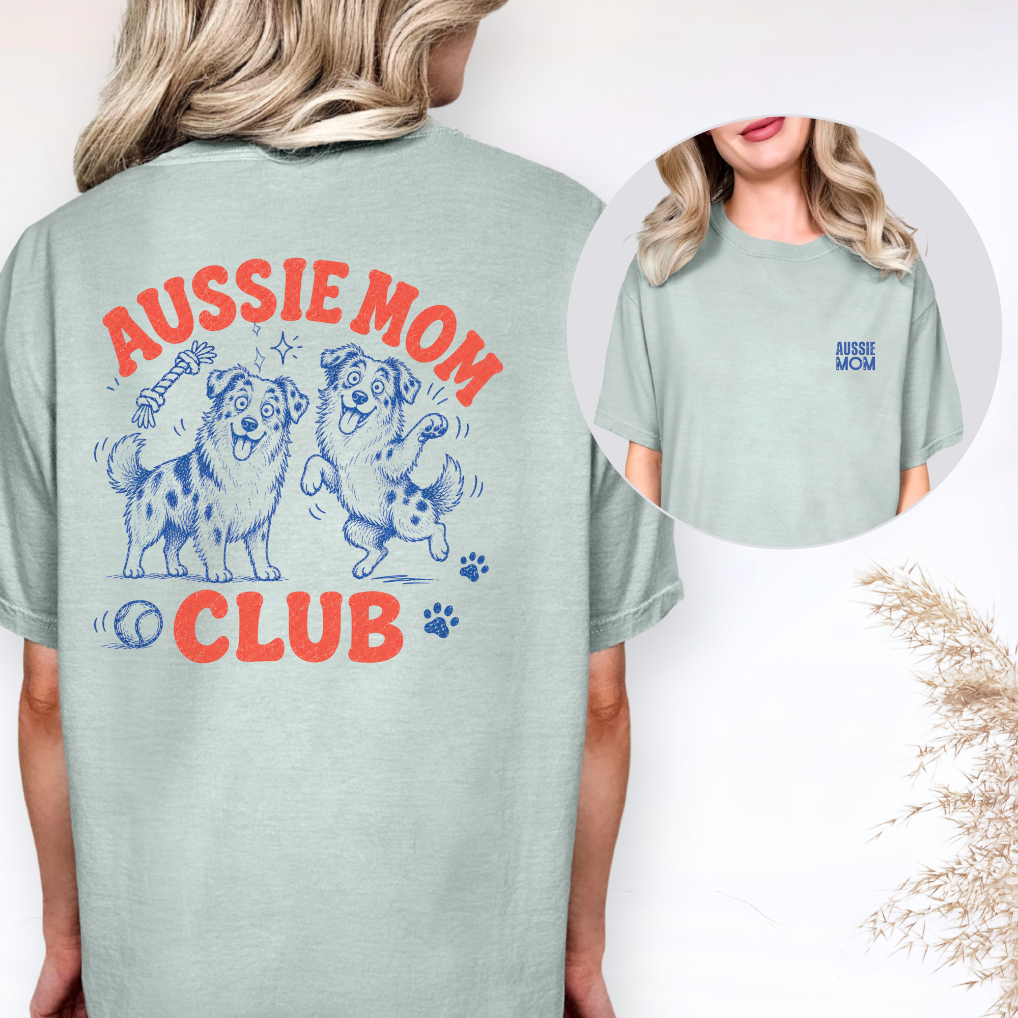 Aussie Mom Club T-shirt