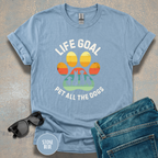 Life Goal: Pet All The Dogs T-Shirt | Funny Dog Lover Shirt