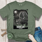 Long-Haired Dachshund Doxie Life Film Noir Movie Poster T-shirt