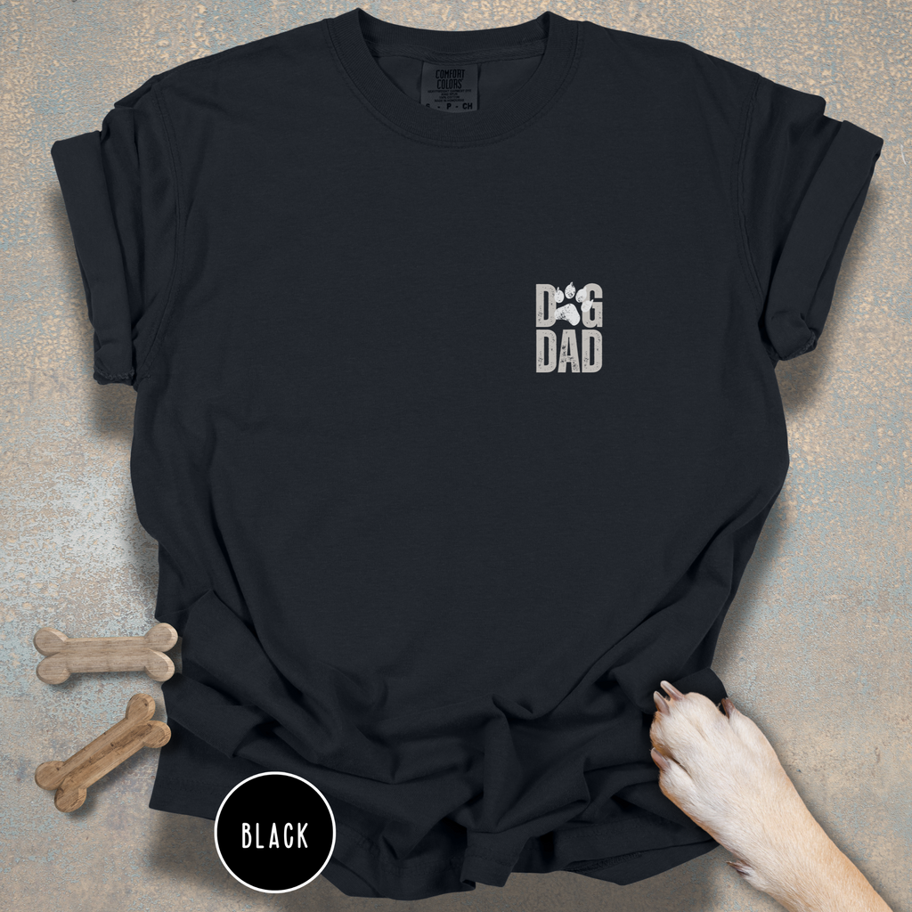 Personalized Best Dog Dad Ever Comfort Colors T-Shirt