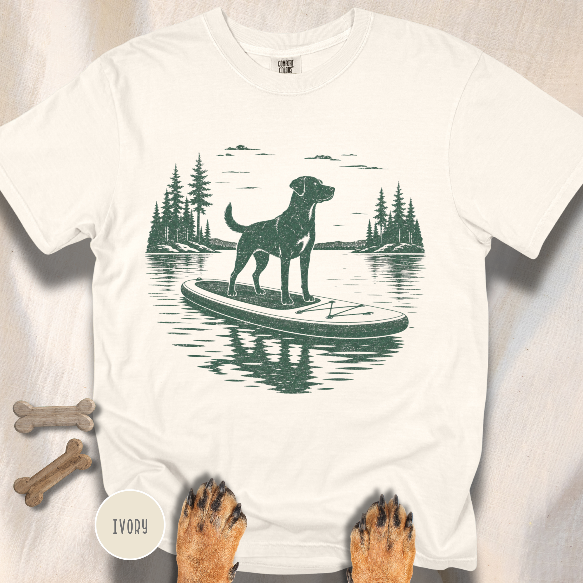 Paddleboard Dog  T-shirt