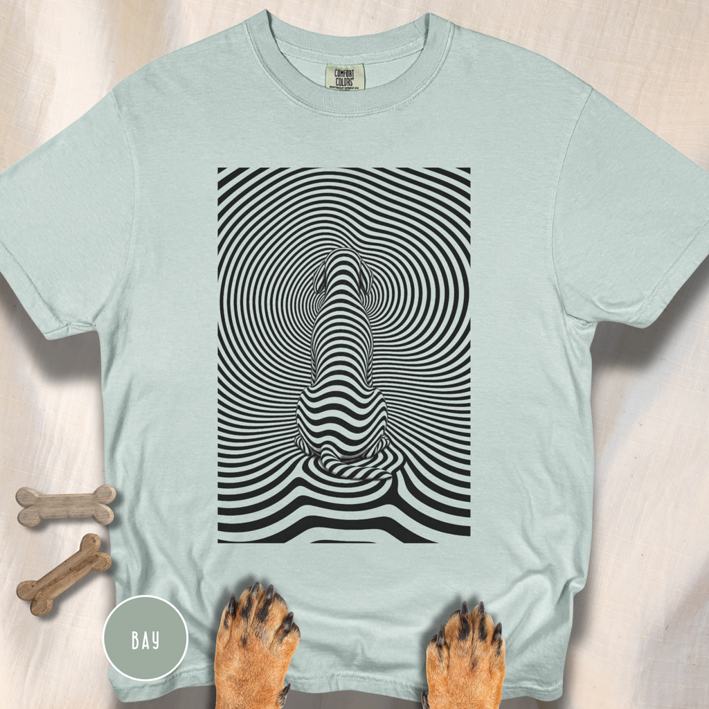Gazing into Eternity Optical Art T-shirt