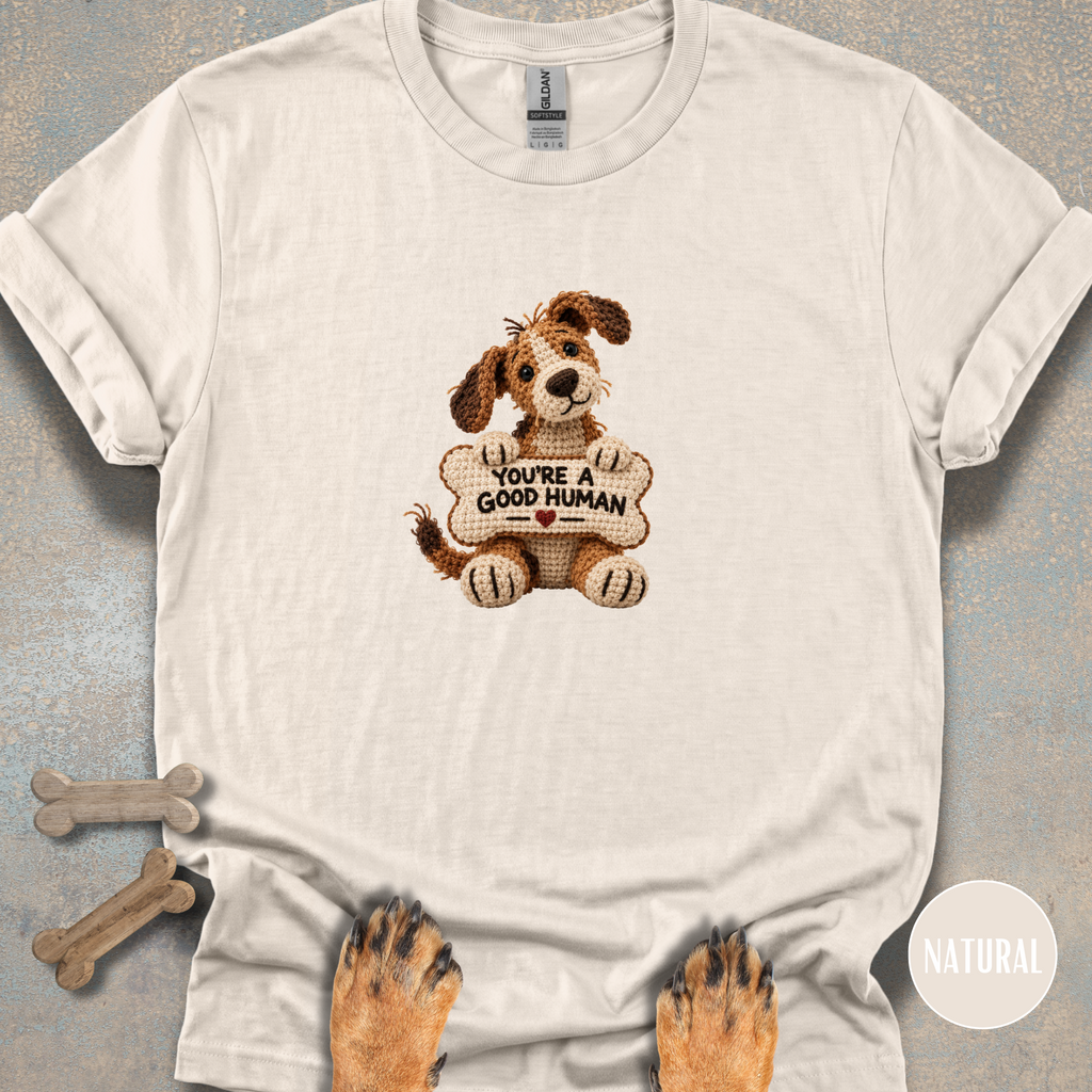 Positive Crochet Pup T-shirt