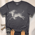 Running Dog Optical Art T-shirt