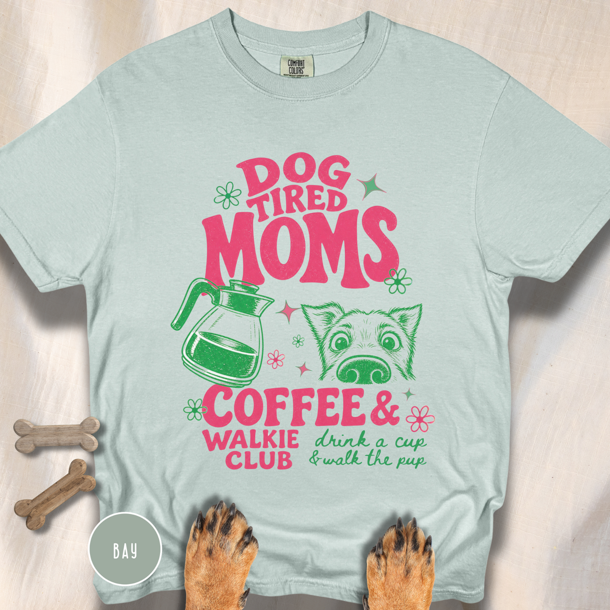 Dog Tired Moms Club T-shirt