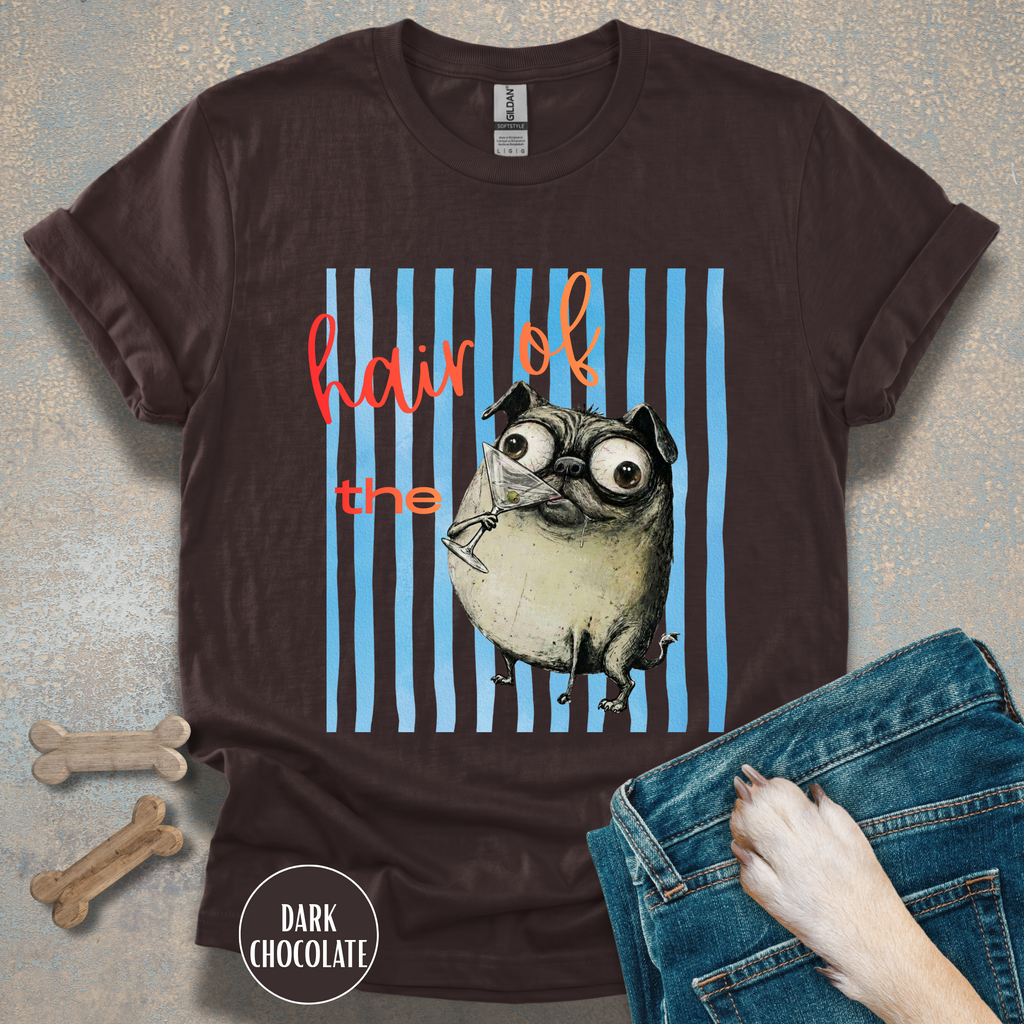 Hair of the Dog Pug Hangover T-Shirt
