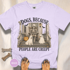 Dogs, Because People are Creepy Skeleton T-shirt
