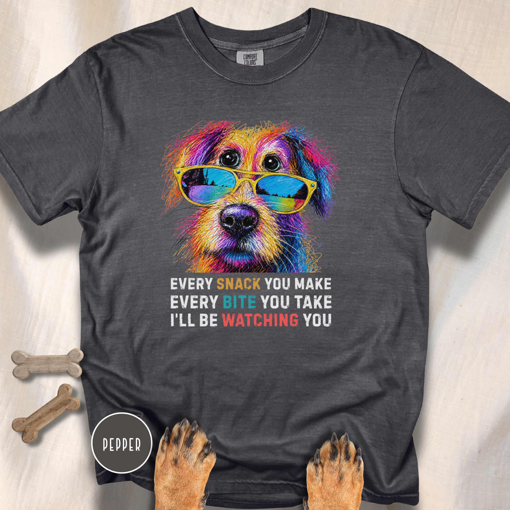 I'll Be Watching You Snack T-shirt