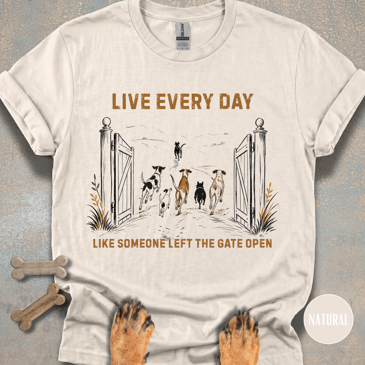 Live Every Day Like Someone Left the Gate Open T-shirt