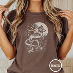 Snow Wolf Under the Moon  T-shirt