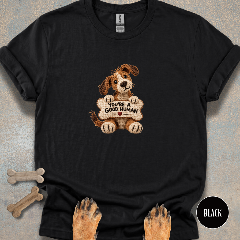 Positive Crochet Pup T-shirt