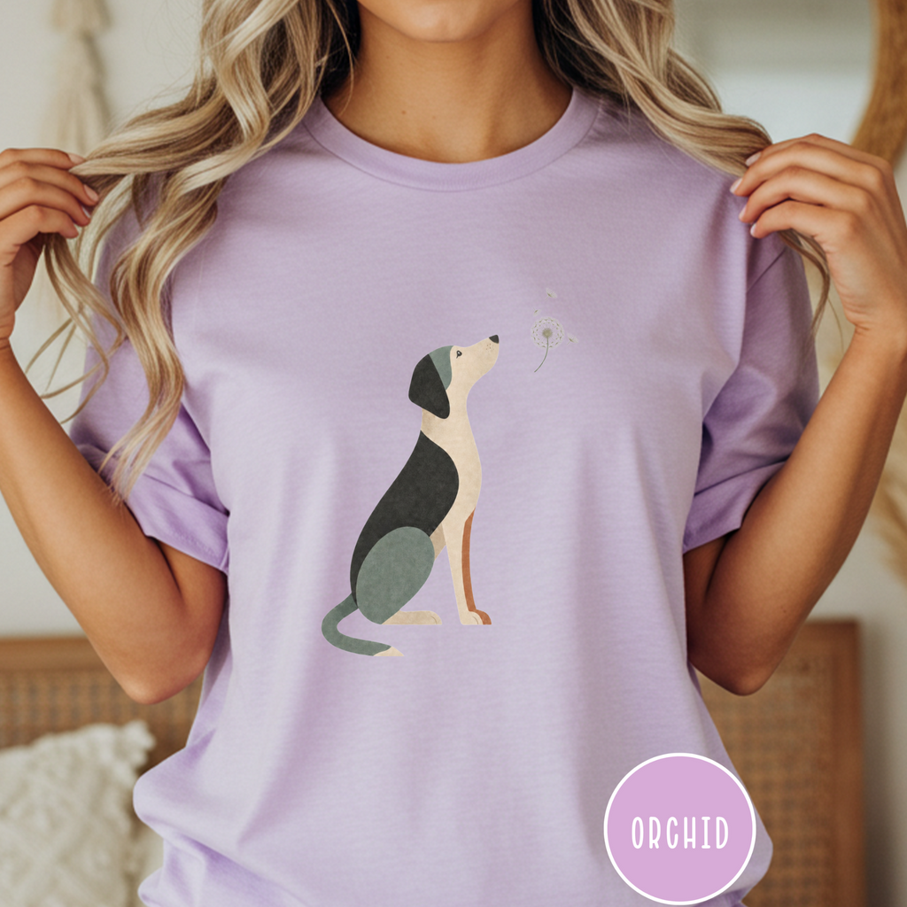 A Dog and a Dandelion T-shirt