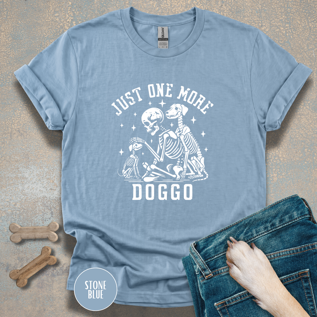 Just One More Doggo Tee | Skeleton Rescue Dog Lover T-shirt