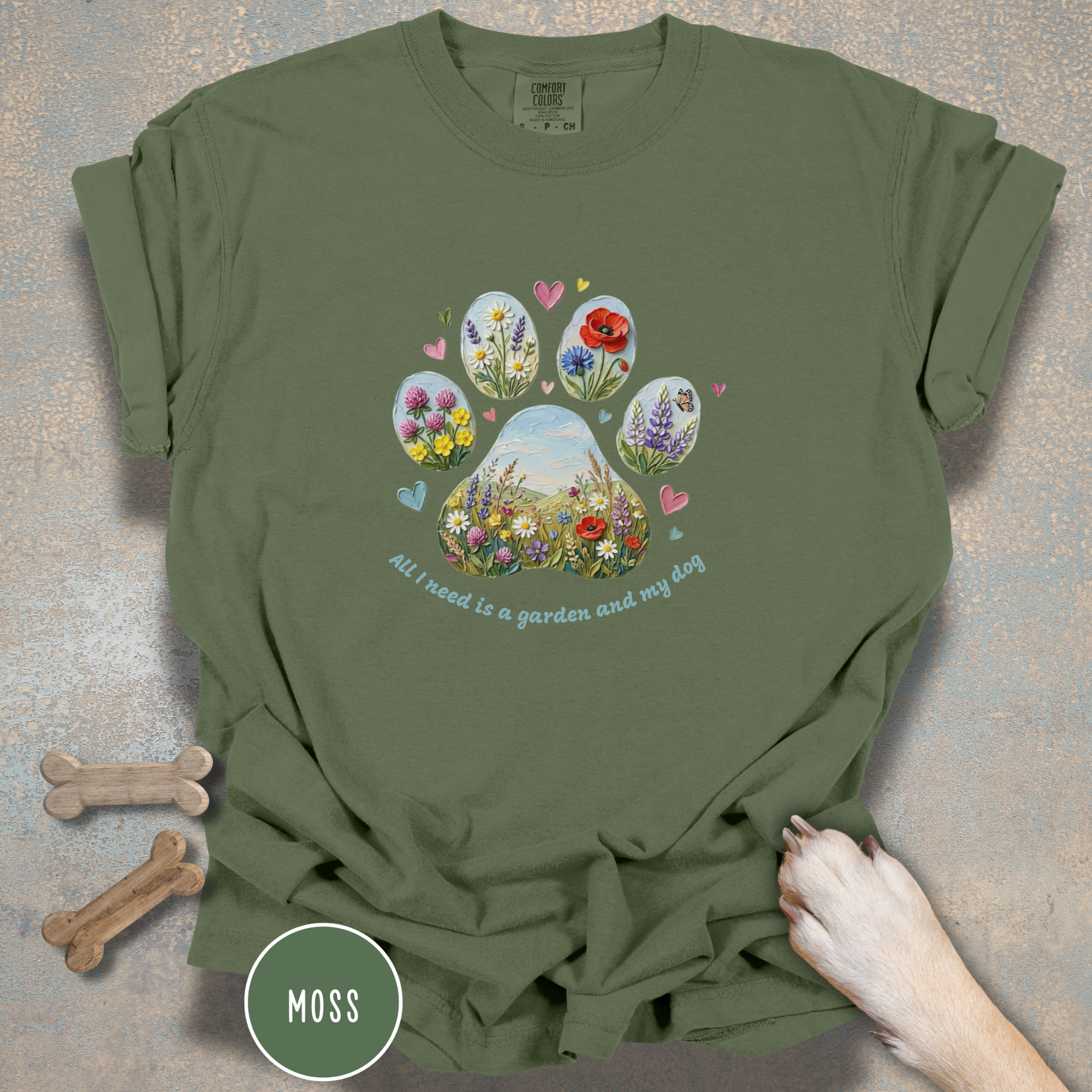 All I Need is a Garden and my Dog T-Shirt