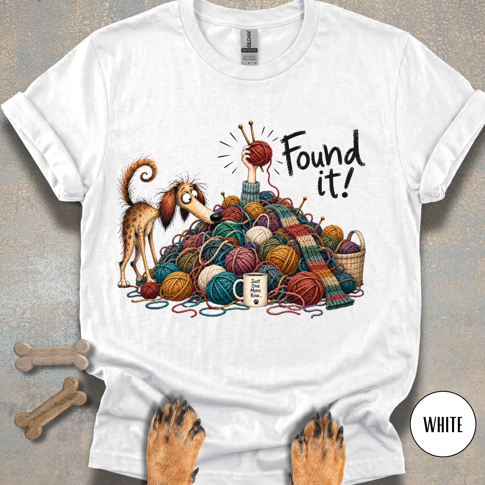 Found It Yarn Pile T-shirt