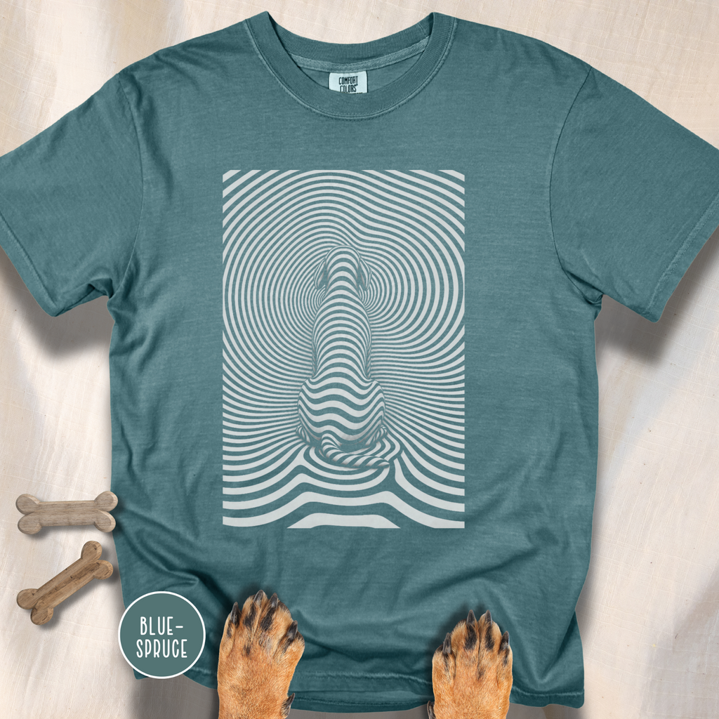Gazing into Eternity Optical Art T-shirt
