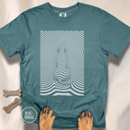 Gazing into Eternity Optical Art T-shirt