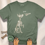 Skeleton Dog Boop  T-shirt