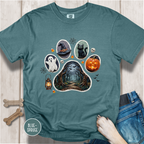 Spooky Season Dog Paw Comfort Colors T-Shirt