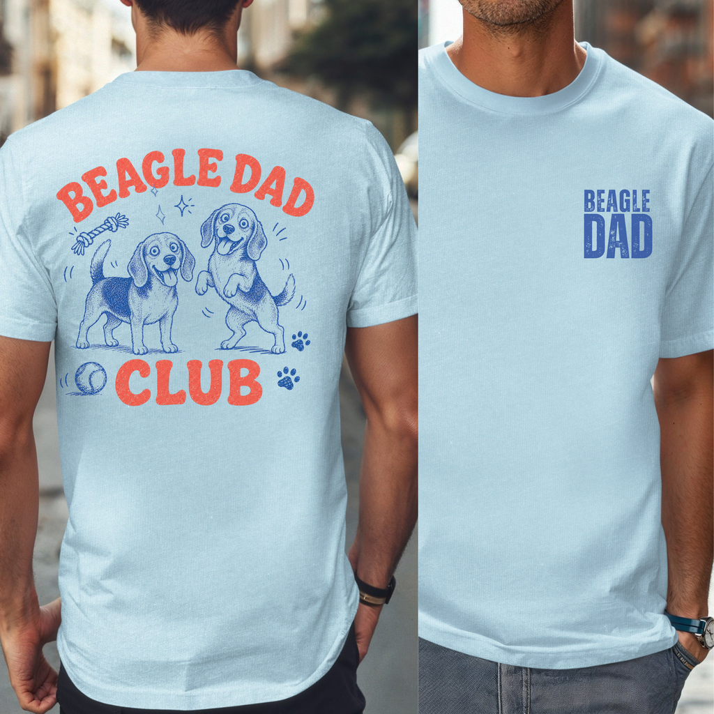 Beagle Dad Club T-shirt