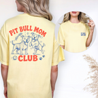 Pit Bull Mom Club T-shirt