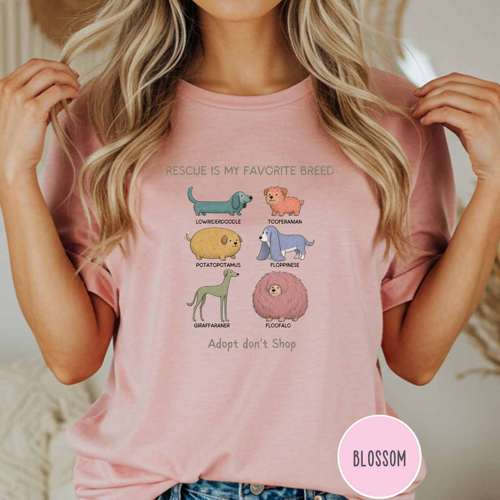 Rescue is My Favorite Breed  T-shirt