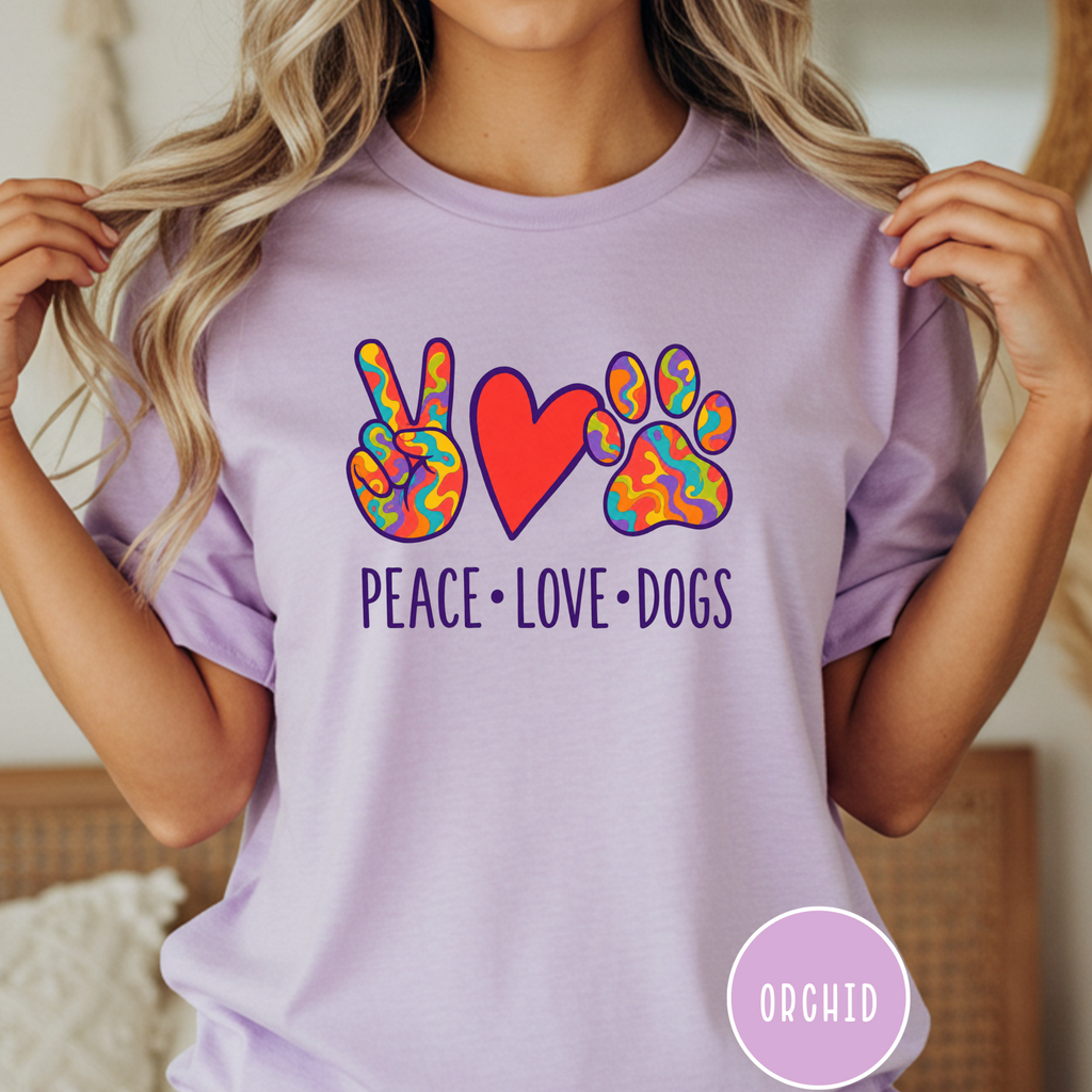 Peace Love Dogs T-shirt