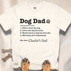 Personalized Dog Dad Definition T-shirt