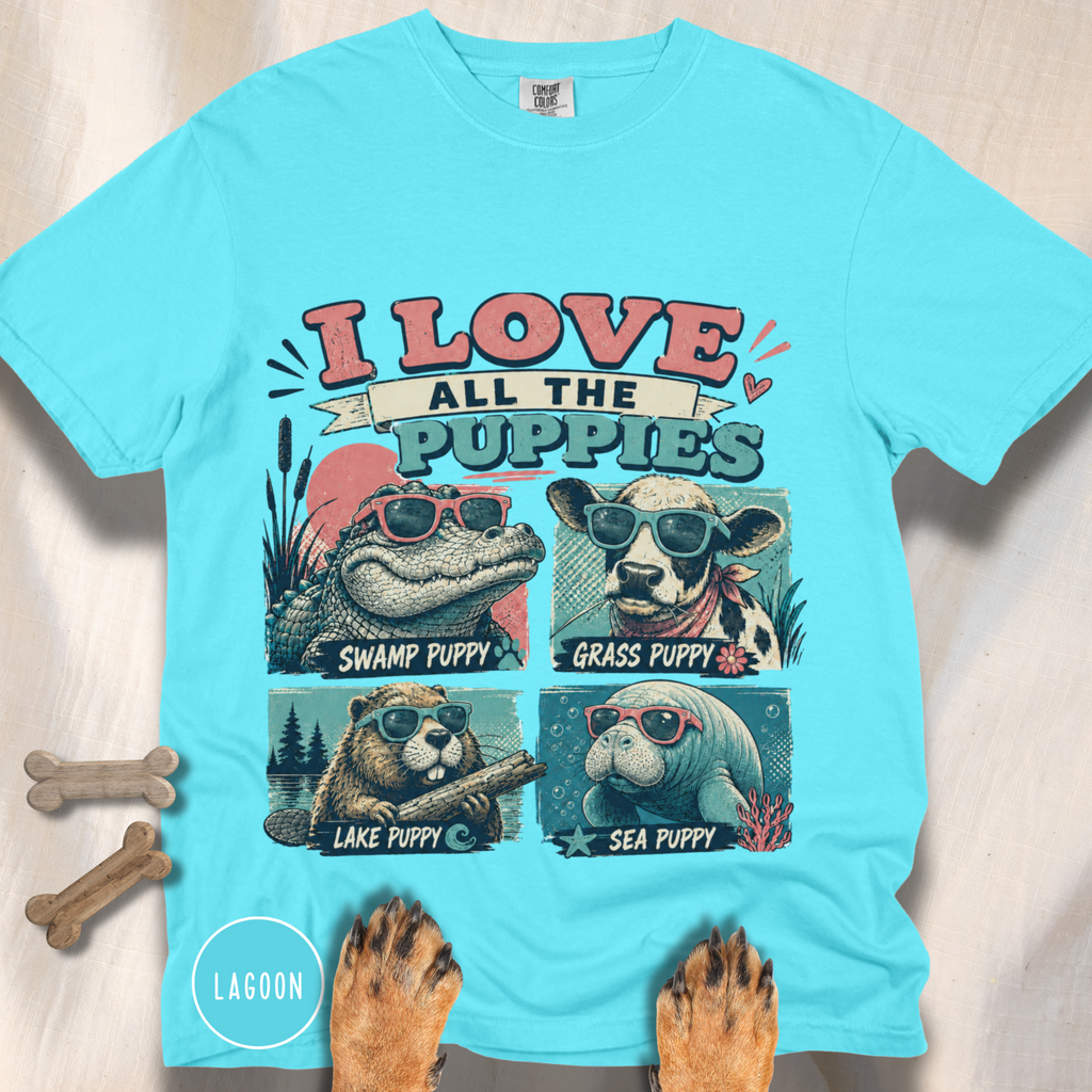 I Love All the Puppies T-shirt