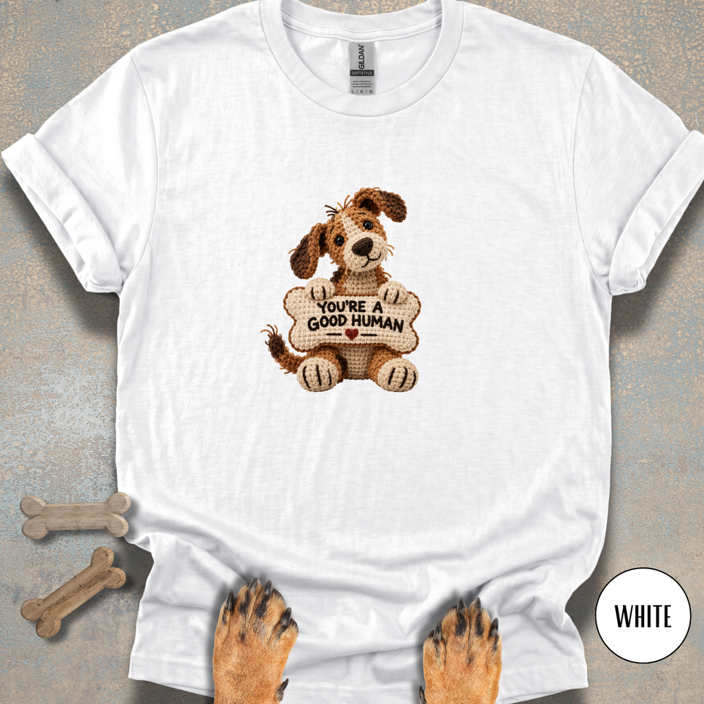 Positive Crochet Pup T-shirt