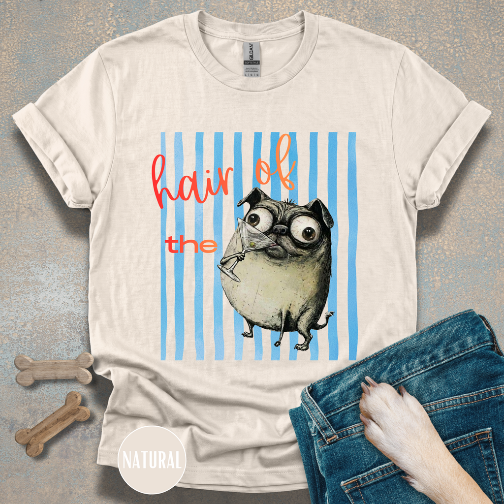 Hair of the Dog Pug Hangover T-Shirt