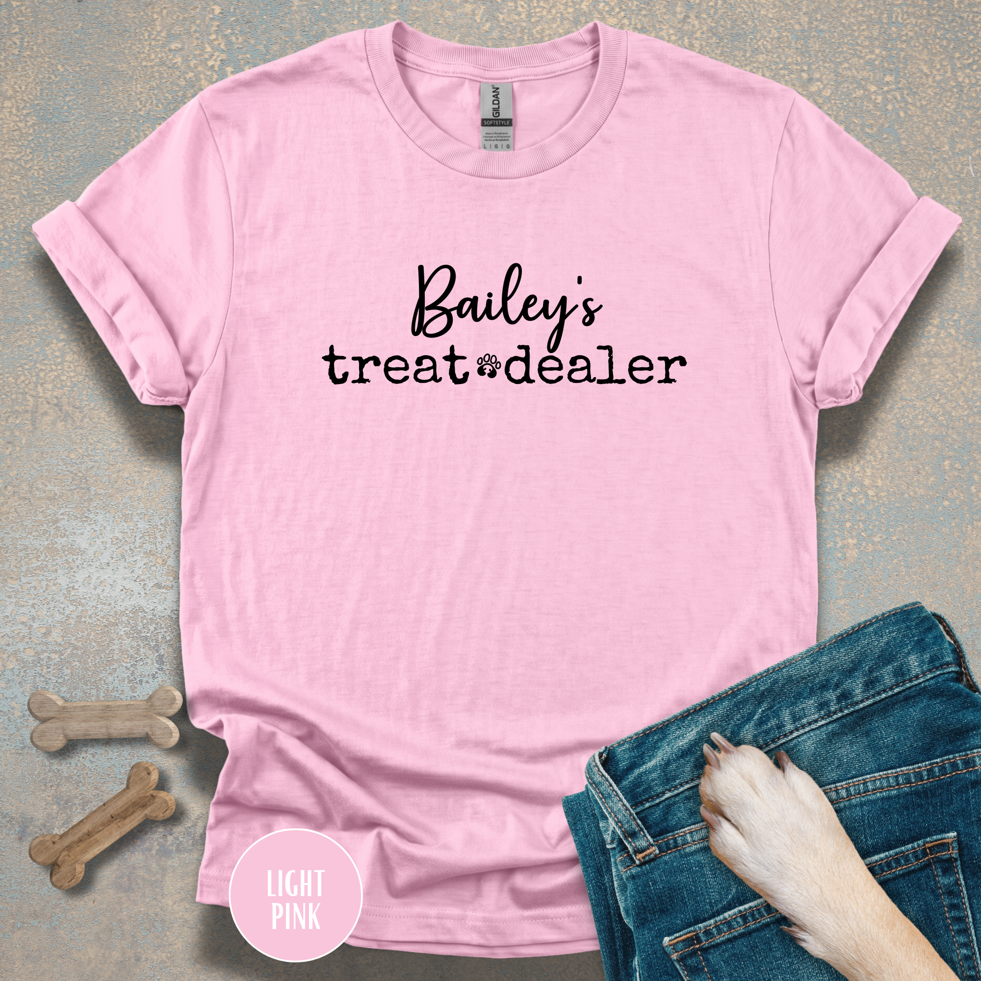Personalized Treat Dealer Dog Lover T-shirt