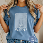 Gazing into Eternity Optical Art T-shirt