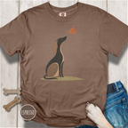 A Dog in Autumn T-shirt