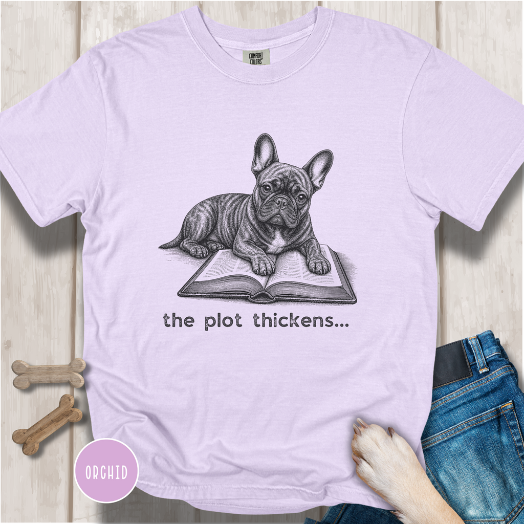 French Bulldog The Plot Thickens T-shirt
